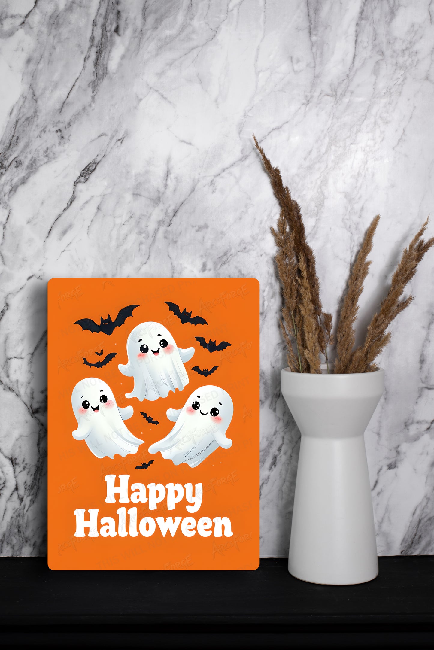 Happy Halloween Ghost Bat