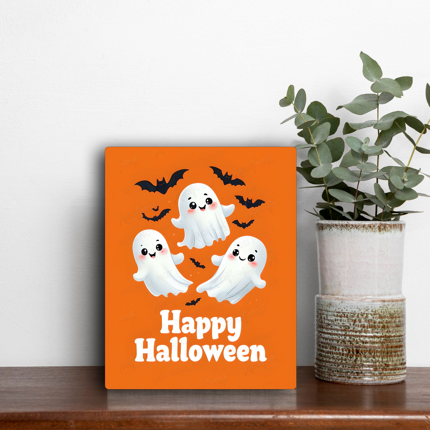 Happy Halloween Ghost Bat