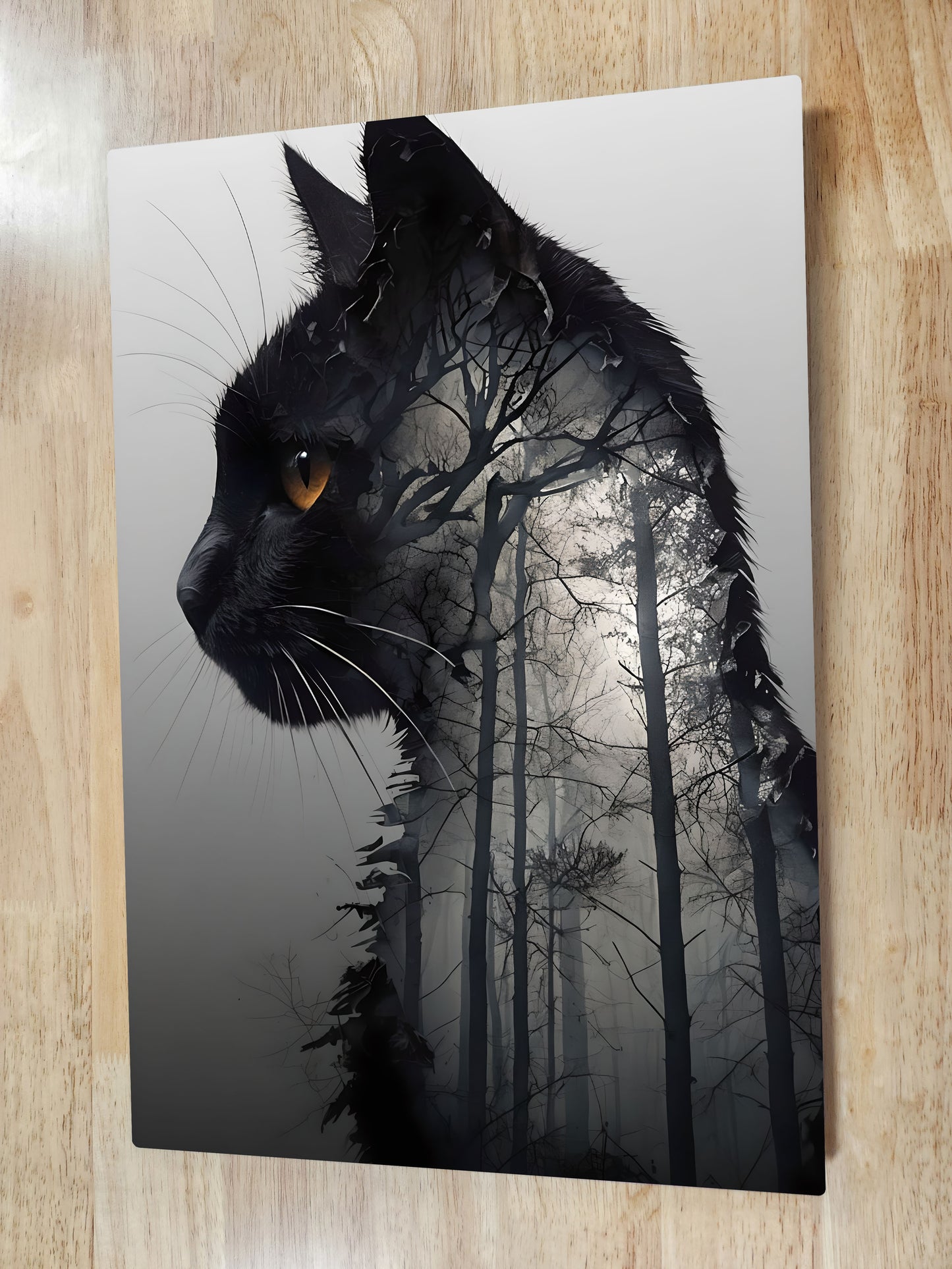 Forest Black Cat