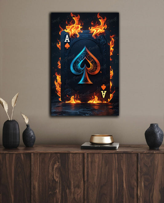 Fire Ace of Spades