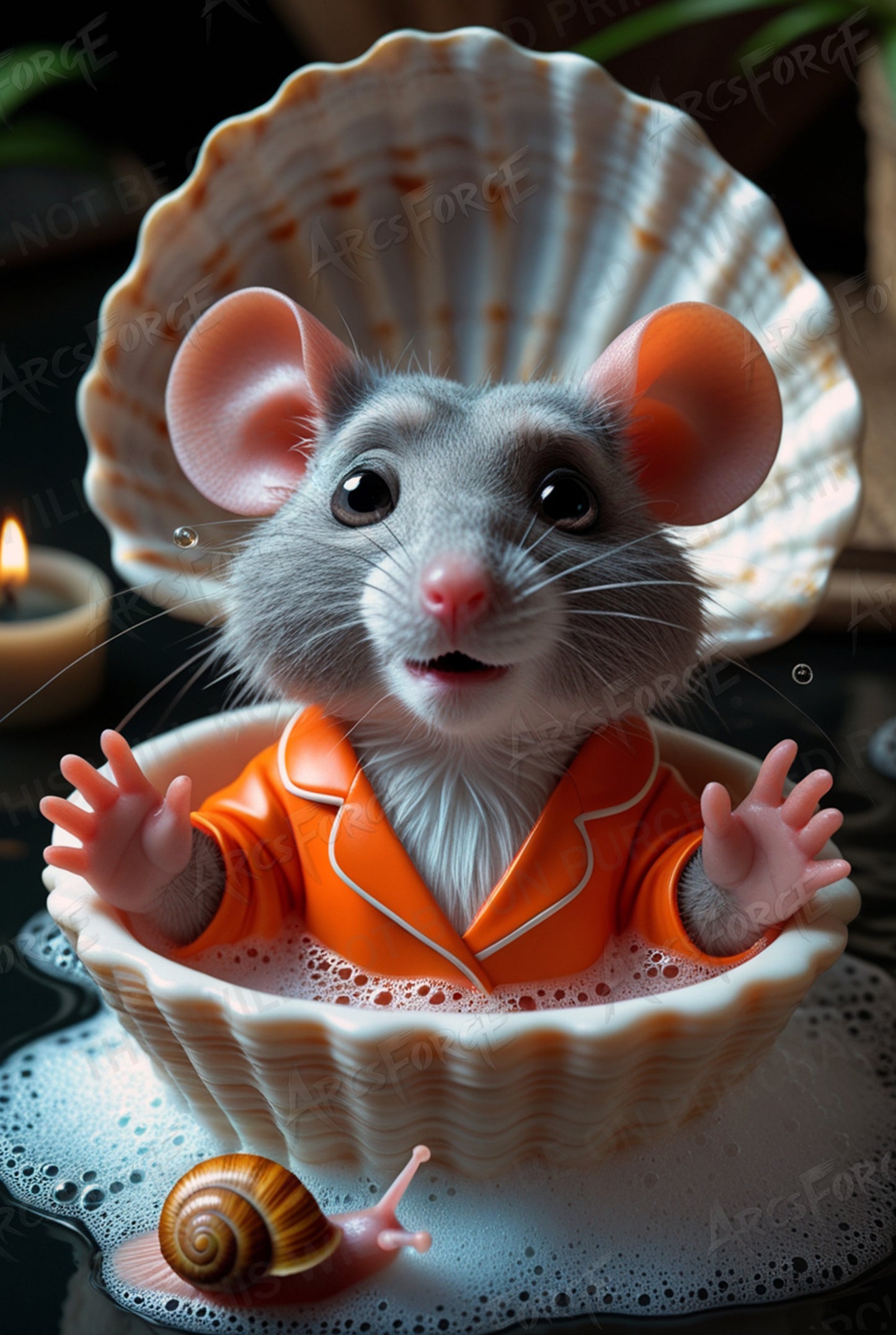 Rat Bath Portrait