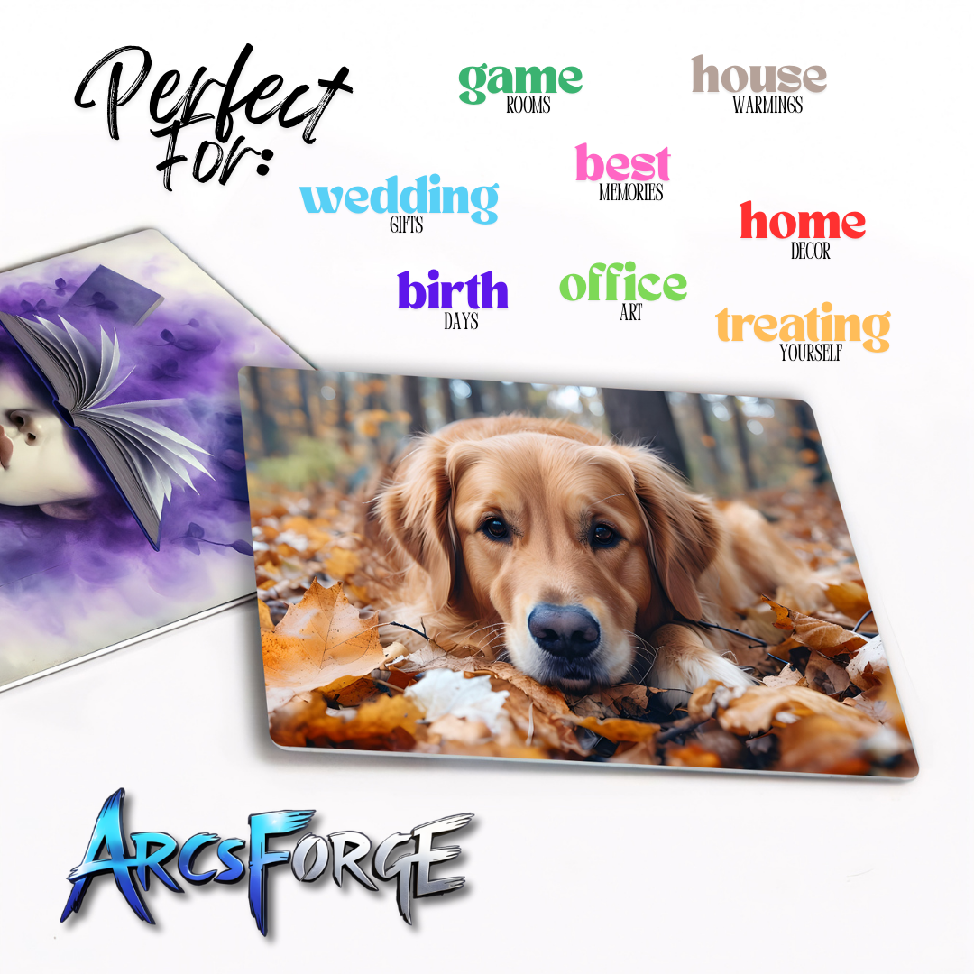Anime Girl HD Metal Poster