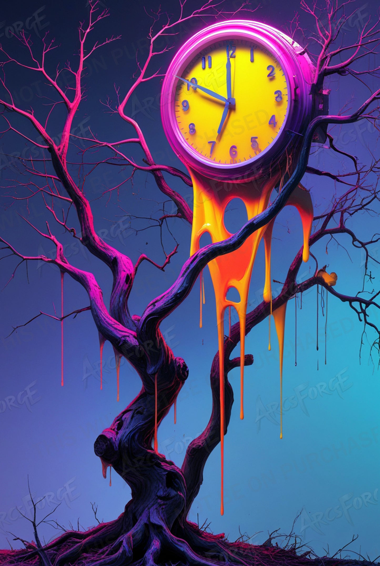 Dead Tree Clock HD