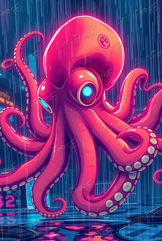 Neon Octopus