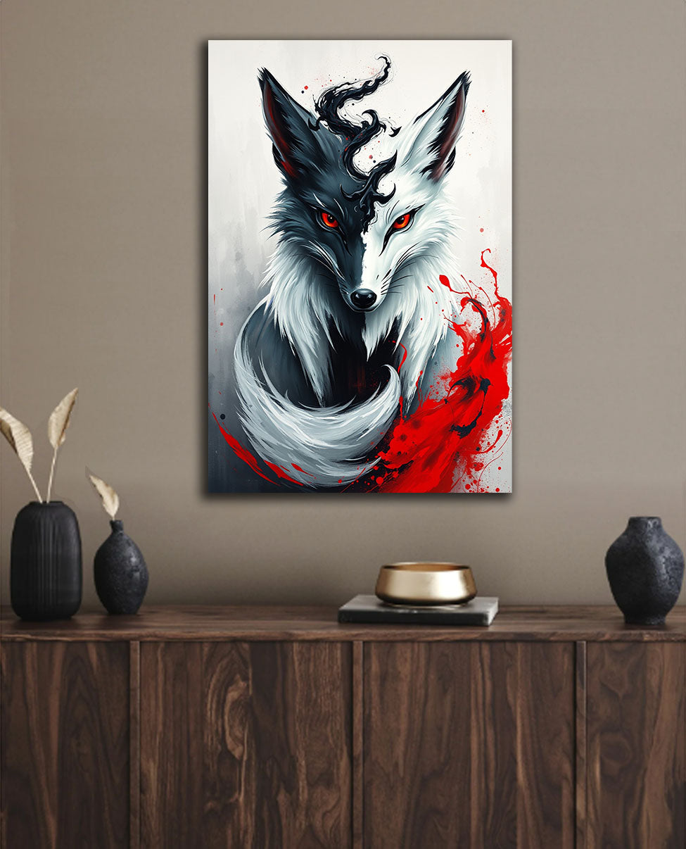 Bring the Wild Home – Arctic Fox HD Metal Poster Print | Modern Wall Art That Pops