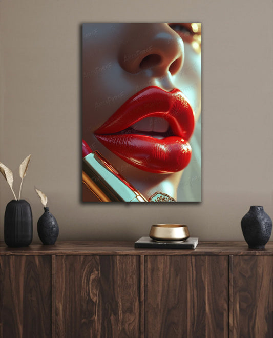 Red Lips Model