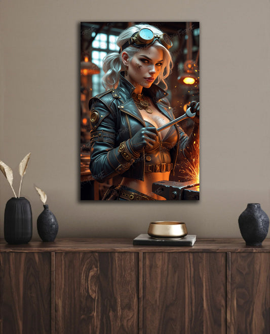 Steampunk Girl Mechanic