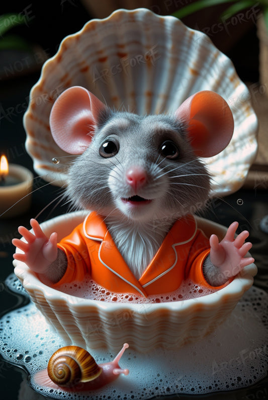 Rat Bath Portrait