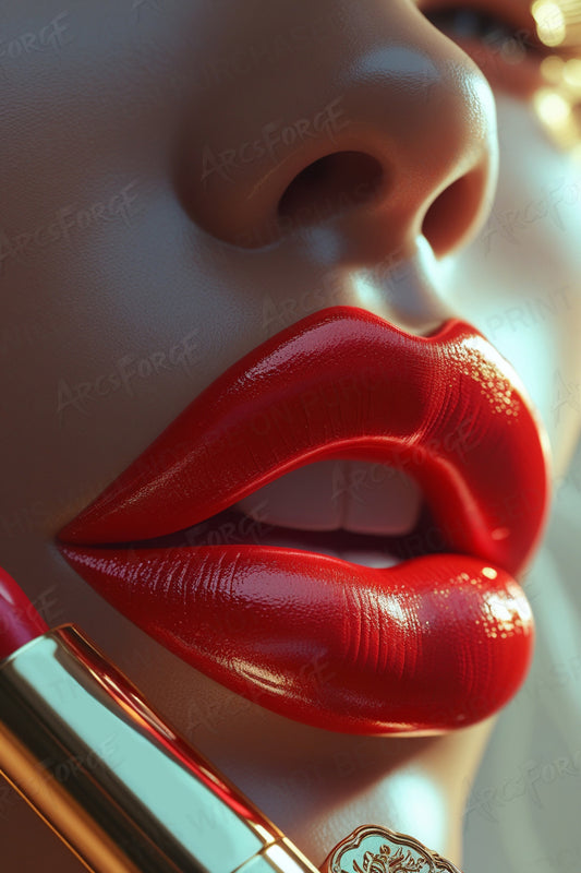 Red Lips Model