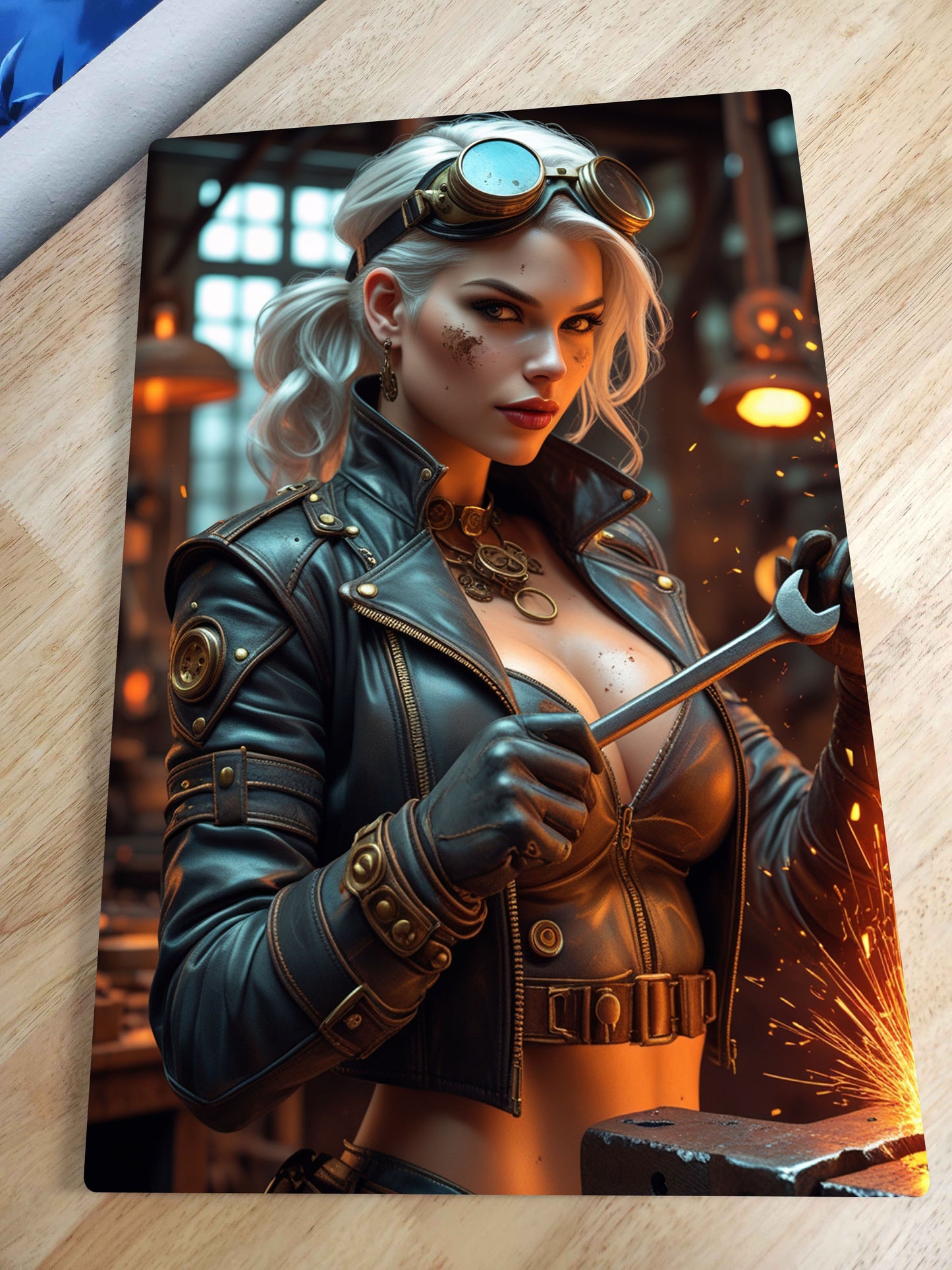 Steampunk Girl Mechanic