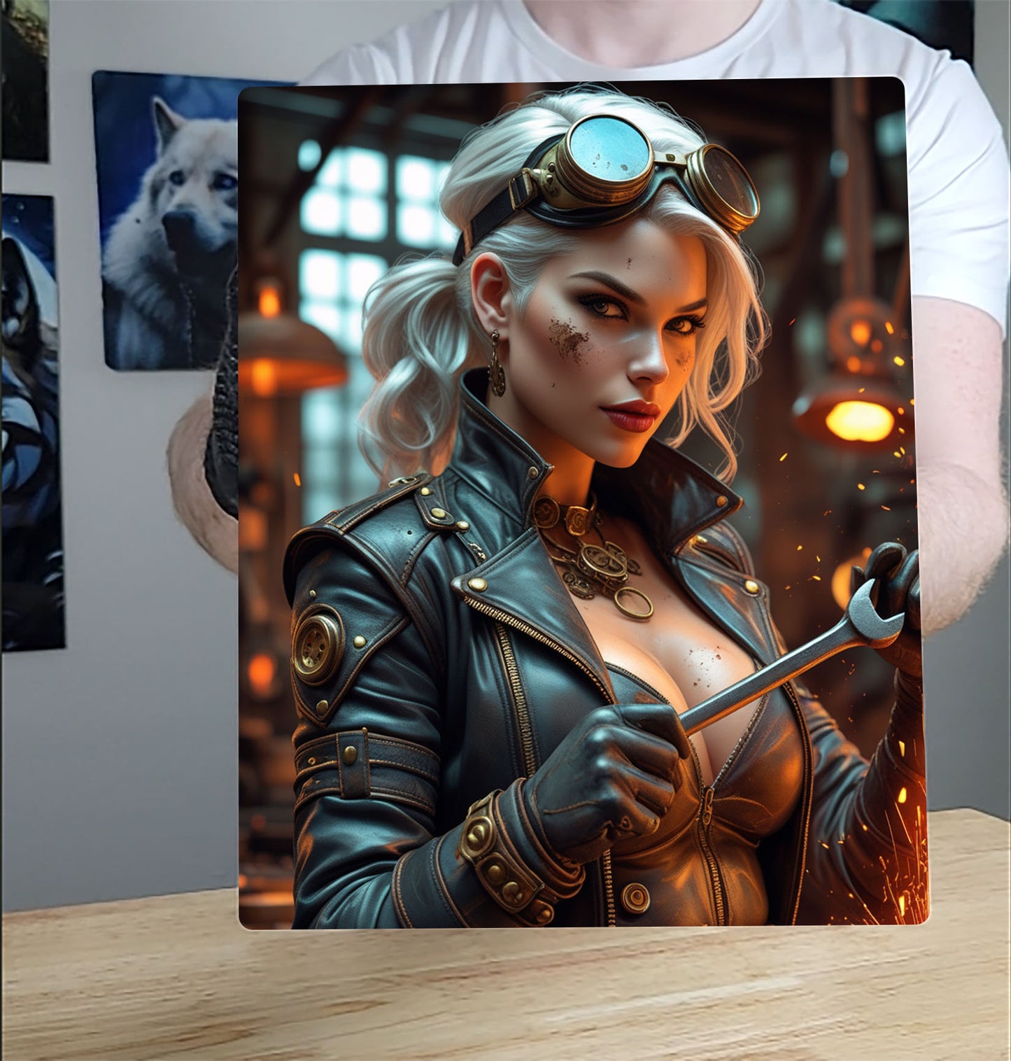 Steampunk Girl Mechanic